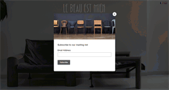 Desktop Screenshot of lebeauestmien.com